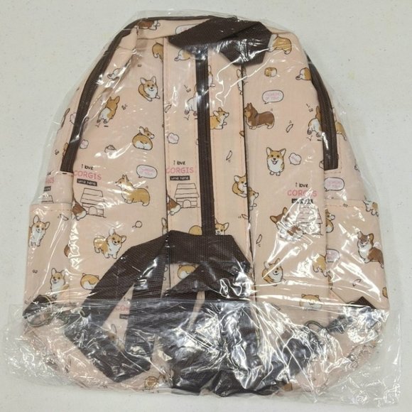 Waterproof Corgi Backpack Convertible Sling Bag - Picture 8 of 12